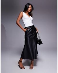 Bardot - Kindra Faux Leather A-line Skirt - Lyst
