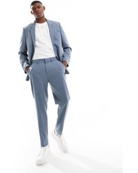 ASOS - – schmal zulaufende anzughose aus twill - Lyst