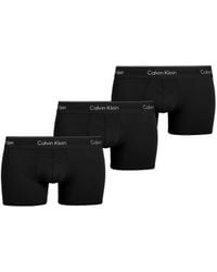 Calvin Klein - Icon Cotton Stretch 3 Pack Low Rise Trunk - Lyst