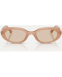 Ray-Ban - Rb4441D Rectangle Sunglasses With Lens - Lyst