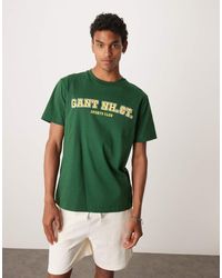GANT - Collegiate Logo T-shirt - Lyst