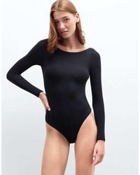 Intimissimi - Long-Sleeved Backless Bodysuit - Lyst