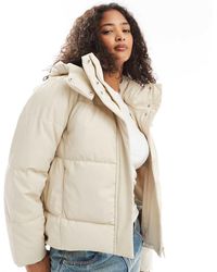 Vero Moda - Short Coated Padded Jacket - Lyst