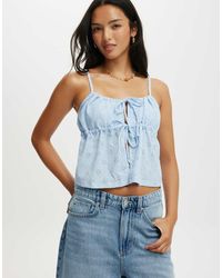 Cotton On - Lola Tie Up Cami - Lyst