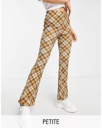 Topshop Unique Crinkle Flared Trouser - Multicolor
