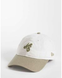 KTZ - 9Twenty Linen Contrast Peak Cap - Lyst