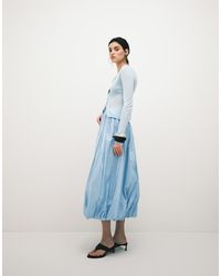 ASOS - Maxi Skirt With Bubble Hem - Lyst