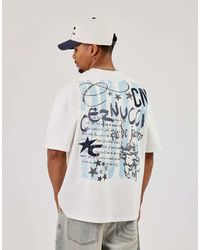CERNUCCI - Cherub Chain Stitch Oversized T-Shirt - Lyst