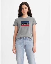 Levi's - Camiseta Con Logo Deportivo The Perfect Tee De - Lyst