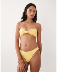 GOOD AMERICAN - Matte Good Waist Cheeky Bikini Bottom Co-Ord - Lyst