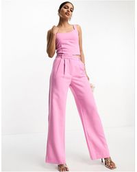 Abercrombie & Fitch - Co-ord Tailored Wide Leg Trousers - Lyst
