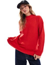 Brave Soul - Knitted High Neck Jumper - Lyst