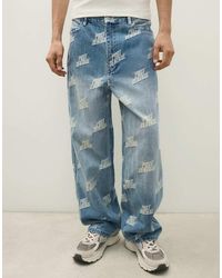 Bershka - Jacquard Trousers - Lyst