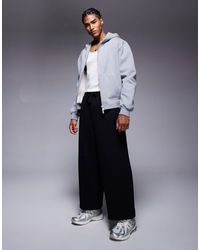 ASOS - Premium Heavyweight Loose Cropped joggers 400gsms - Lyst