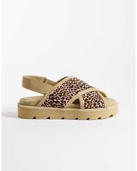 Clarks - Meare Cross Sandals - Lyst
