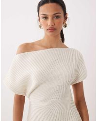 ASOS - Knitted Cinched Pleated Top - Lyst
