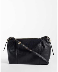 Mango - Borsa A Tracolla Con Borchie Nera - Lyst