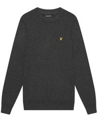 Lyle & Scott - Cotton Merino Crew Neck Jumper - Lyst