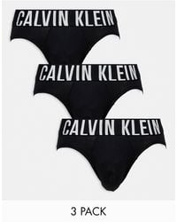 Calvin Klein - – intense power – 3er-pack elastische baumwoll-unterhosen - Lyst