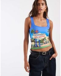 ASOS - Tank Top With Las Vegas Print - Lyst