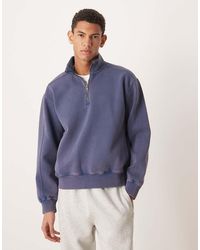 Abercrombie & Fitch - Ypb 3/4 Zip Sweatshirt - Lyst