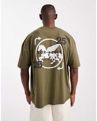 ASOS - Boxy Oversized T-shirt With Dropped Shoulder And Street Graphic - Lyst