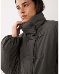 Mango - Puffer Jacket With Mandarin Buttons - Lyst