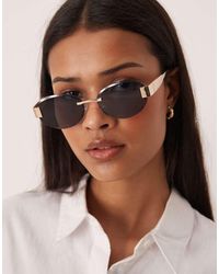 Gina Tricot - Rimless Sunglasses - Lyst