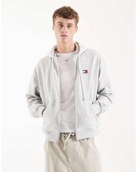 Tommy Hilfiger - 90s Badge Zip Through Hoodie - Lyst
