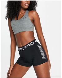 Nike Nike Pro Training Dri-fit Graphic 3 Inch Booty Shorts - Black