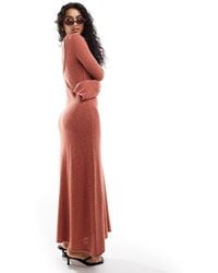 Nobody's Child - A-line Scoop Back Knitted Midi Dress - Lyst