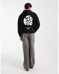ASOS - Oversized Hoodie With City Graphic - Lyst