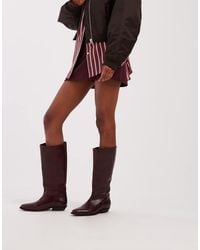 Bronx - Kendra Buckle Detail Riding Boots - Lyst