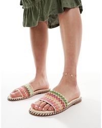 New Look - – sandalen aus em bast - Lyst