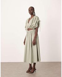 ARRANGE - Full Skirt Co-ord With Drop Waist Detail - Lyst