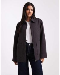 ASOS - Top Collar Harrington Jacket - Lyst