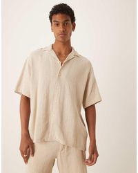 SELECTED - 100% Cotton Co-ord Textured Shirt - Lyst