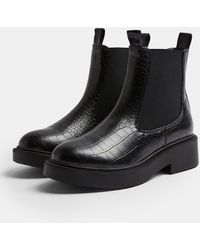 topshop flat boots