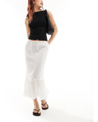 Weekday - – pixi – gestufter, wadenlanger rock - Lyst