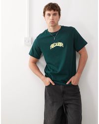 Weekday - Great - t-shirt coupe carrée à imprimé graphique - Lyst