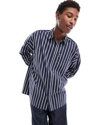 Collusion - Oversized Striped Shirt - Lyst