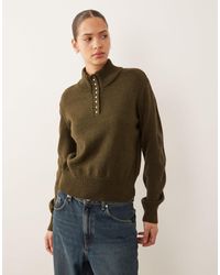 Mango - – hochgeschlossener pullover - Lyst