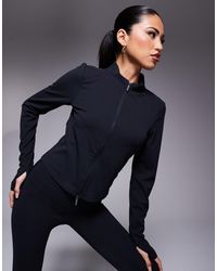 Nike - – zenvy dri-fit – weiches, langärmliges oberteil - Lyst