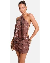 Public Desire - Large Disc Sequin Co Ord Mini Skirt - Lyst
