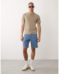 SELECTED - baggy Denim Shorts - Lyst