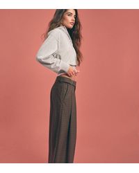 Stradivarius - Petite Balloon Trousers With Buckle - Lyst