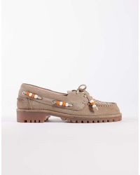 Bronx - Sie-nna Boat Shoes With Beads - Lyst