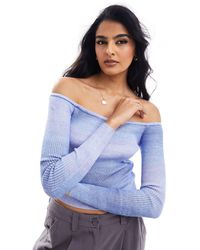 Cotton On - Cotton On Off Shoulder Ribbed Knit Top - Lyst