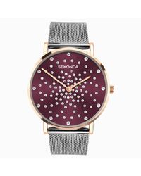 Sekonda - – celeste – damenuhr mit em zifferblatt mit 38 mm durchmesser und edelstahlarmband - Lyst