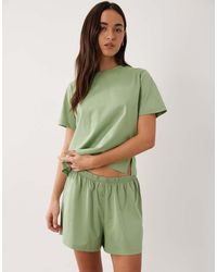 ASOS - Mix & Match Cotton Pajama Flippy Shorts - Lyst